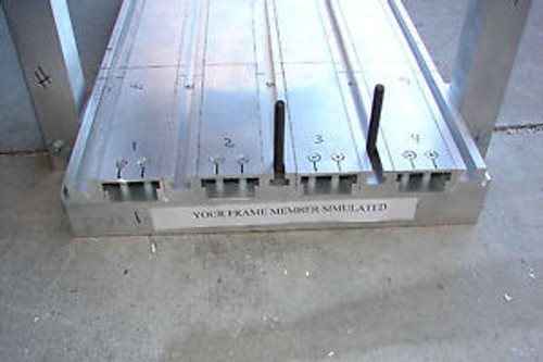CNC Router Extruded Aluminum T-Slot Table surface 3 W x 3 L