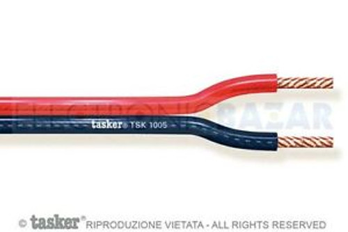Flat speaker cable BLACK RED 1,50mm 50m - Tasker TSK1002