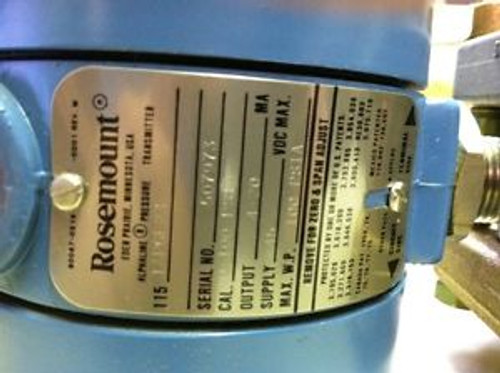 Rosemount Alphaline Pressure Transmitter Explosion Proof 1AP6E23 NEW