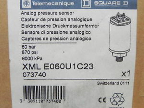 New TELEMECANIQUE XML E060U1C23 ANALOG PRESSURE SENSOR