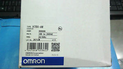 NEW IN BOX OMRON Counter H7BX-AW AC100-240V