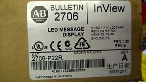 Allen-Bradley 2706-P22R (2706P22R) Industrial Control System