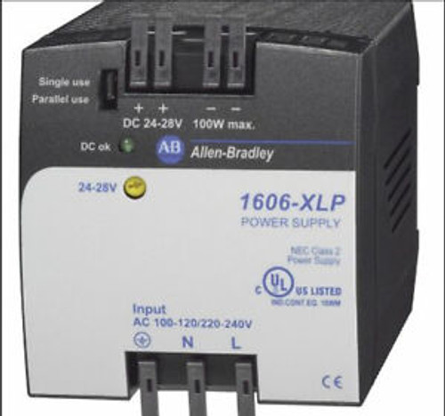 NEW Allen Bradley AB COMPACT Power Supply 1606-XLP100E 100W 24-28V