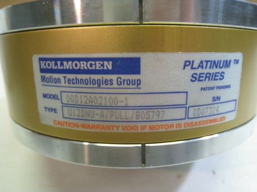 Kollmorgen Platinum Series PMI Servo Disc DC Motor 00D12A02100-1 **New In Box**