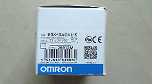 NEW IN BOX Omron  PLC digital optical fiber sensor E3X-DAC41-S