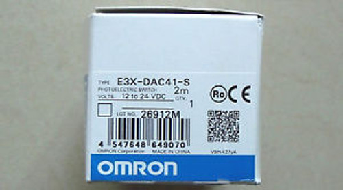 NEW IN BOX Omron PLC digital optical fiber sensor E3X-DAC41-S