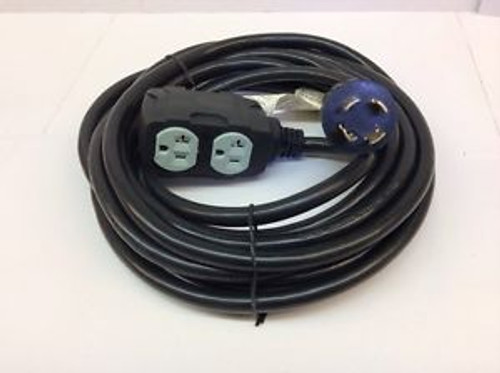 GENERATOR POWER CORD L14-30 PLUG and 4 OUTLETS