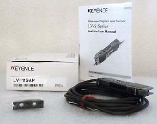 NEW FACTORY BOX KEYENCE LV-11SAP HIGH POWER DIGITAL LASER OPTIC SENSOR FOR LVS31