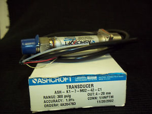 New Ashcroft Transducer ASH-K1-7-M02-42-C1