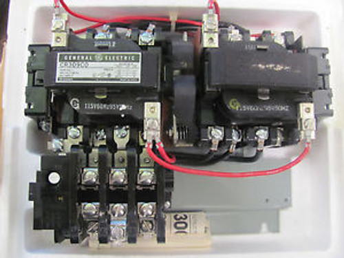 General Electric CR309C002 NEMA Size 1 Open Reversing Magnetic Starter 115-120V
