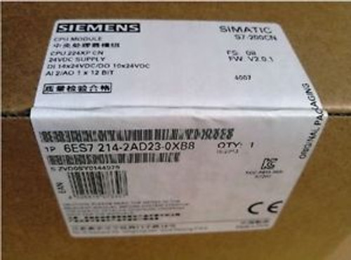 New in box Siemens 6ES7 214-2AD23-0XB8 (replace 6ES7 214-2AD23-0XB0 )