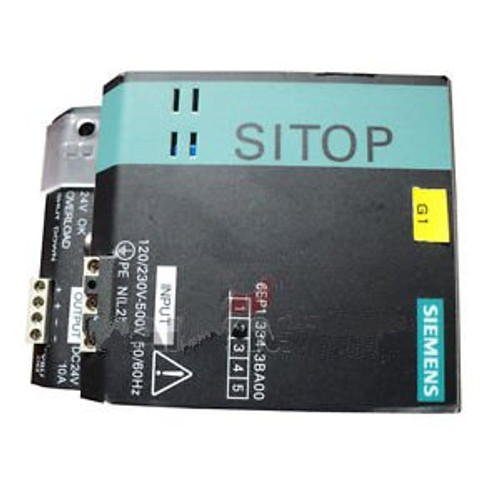 SIEMENS 6EP1334-3BA00 POWER SUPPLY SWITCH MODE 24VDC SITOP MODULAR NEW