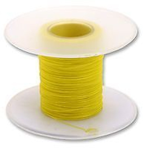 PRO POWER 100-30TY WIRE, 100M, 30AWG, TINNED COPPER, YELLOW