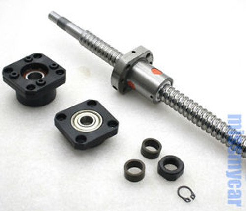 3 new ballscrews RM2005-350/550/1050mm+3 FK/FF15+12 pcs ER20 collets+ drag chain