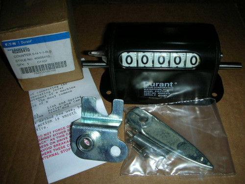 Durant Eaton 40205410, 5-H-1-1-R-S Dual Shaft Mechanical 5-Digit Counter