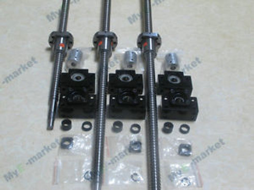 NEW 3 RM1605-300/900/1200mm ballscrews + 3 sets BK/BF12