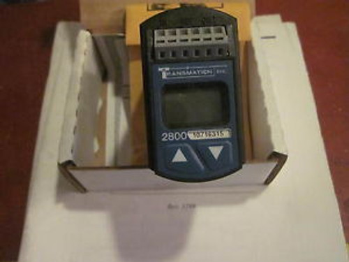 NEW TRANSMATION INC. TouchTemp II Model 2800Temperture Transmitter