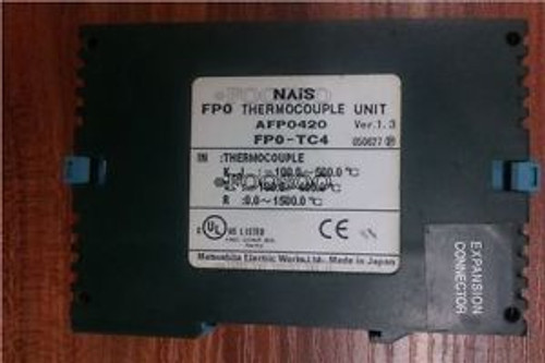 New Panasonic/Nais FP0-TC4 (AFP0420) Thermocouple Unit