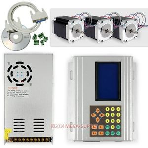 CNC Professional 3 Axis TB6560 Driver Box Kit &1.86Nm Nema 23 Motor,Gcode Record
