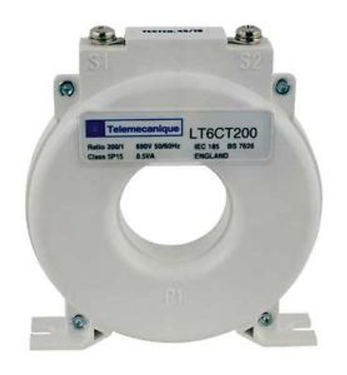 SCHNEIDER ELECTRIC LT6CT2001 Current Transformer, 200A, TeSys T