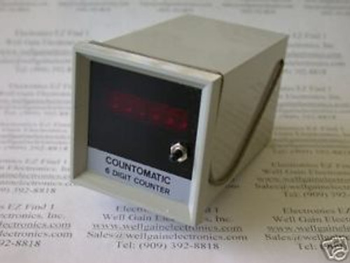 COUNTOMATIC CC603  B4 924  6 DIGIT LED COUNTER  24VADC