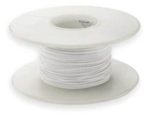 OK INDUSTRIES KSW30W-1000 Wire Wrapping Wire,30 AWG,White,1000 Ft. G2086804