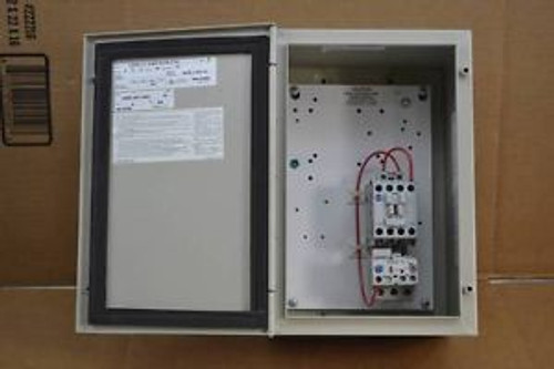 Allen Bradley Enclosure w/ 100-C1610, 193-EA1GB, 109-C16FDA1G, 198E-DF1286