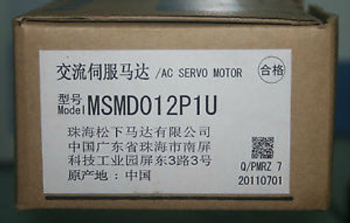 NEW IN BOX Panasonic AC Servo Motor MSMD012P1U 100W