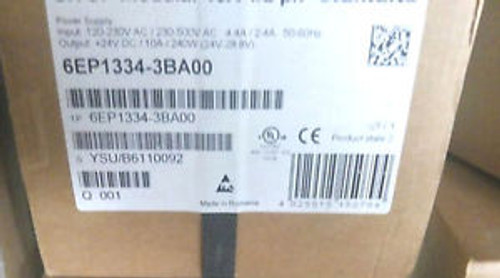 NEW IN BOX SIEMENS Power Supply Module 6EP1334-3BA00 24VDC 10A