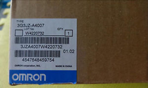 NEW IN BOX OMRON PLC Inverter  3G3JZ-A4007