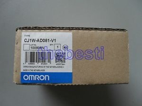 Brand New In Box Omron Analog Input Units PLC Module CJ1W-AD081-V1