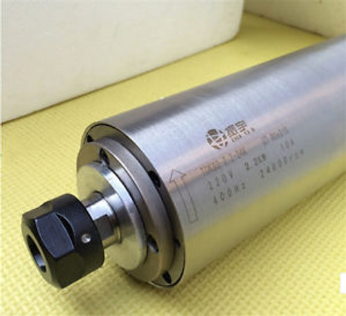 2.2KW 220V Water-cooled Spindle Motor 24000rpm 10A ER20 6mm  ?80mm