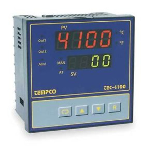 TEMPCO TEC56025 Temp Controller,Prog,90-250V,Relay2A