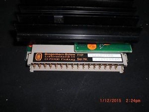 amplifier card for brushless servo motors  TBF60/10R BREGENHORN-BUTOW