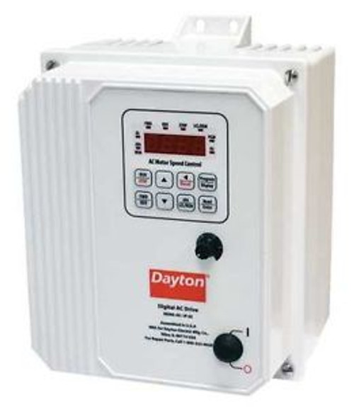 DAYTON 13E657 Variable Frequency Drive, 3 HP, 460VAC