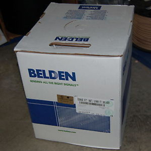 Belden 6300UE 877U1000 18/2 18AWG 2 Conductor Unshielded Plenum NAT BOX OF 1000