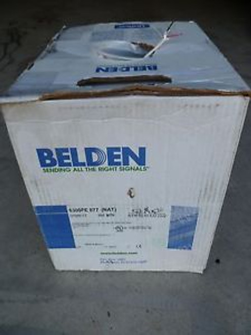 1000FT BELDEN 6300FE 877 NATURAL 18AWG 2 CONDUCTORS COMMERCIAL CABLE