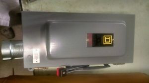 NEW SQUARE D HU362AWH SAFETY SWITCH 60A 600VAC 16 X 8 X 5 New