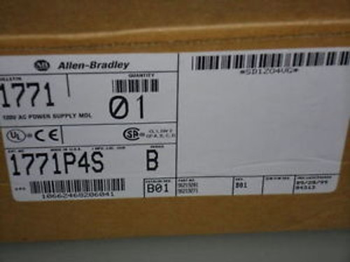 ALLEN BRADLEY 1771-P4S SEALED