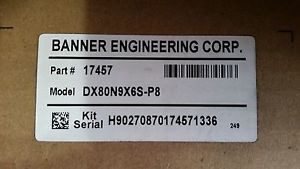 BANNER ENGINEERING DX80N9X6S-P8 NEW IN BOX