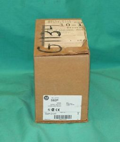 Allen Bradley 592-C1HT NEMA Panel Mount Overload Relay 592P-C1HT NEW