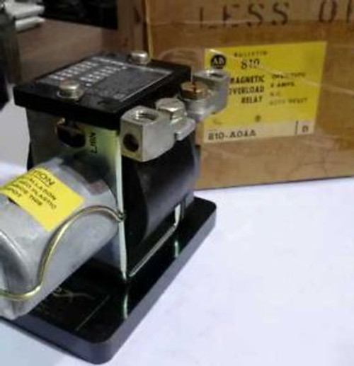Allen Bradley magnetic overload relay 810-A04A