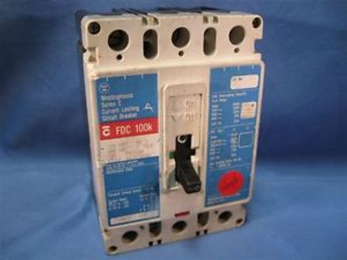 Westinghouse (FDC3100) 100 Amp 100K Circuit Breaker, New Surplus w/ Shelf Wear