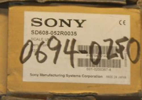 Sony Linear Scale Encoder SD608-052R0035 R35 Zero Point