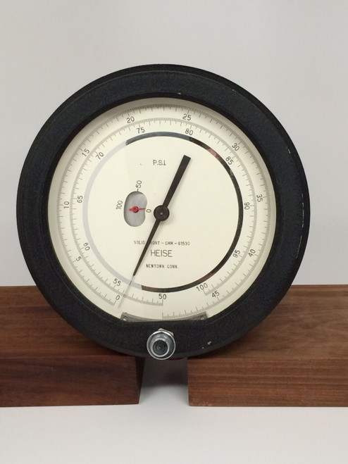Heise Model Cmm Dial Test Gage Test Gauge Pressure 0-100 Psi 0.1% Fs