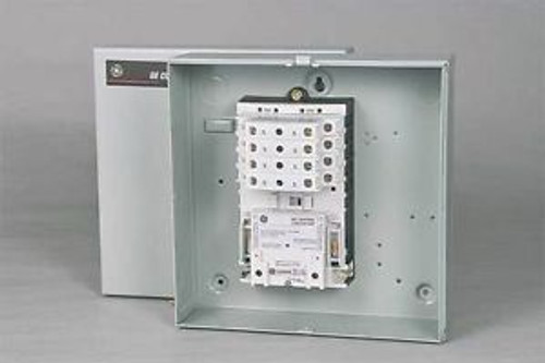 GENERAL ELECTRIC CR463L80AJA10A0 Light Contactor,Elec,120V,30A,NEMA1,8P