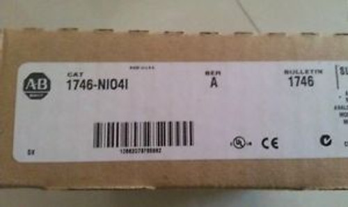 NEW SEALED 1746-NIO4I Allen Bradley 1746-NI04I SLC500 Analog I/O Module