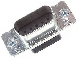 TE CONNECTIVITY / AMP 205206-3 D SUB SHELL, PLUG, SIZE 2, STEEL (100 pieces)