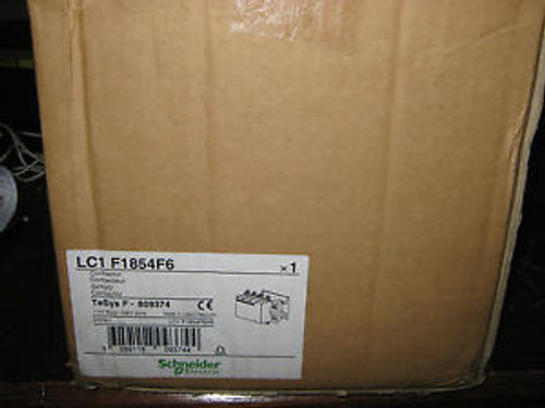 Schneider Contactor, LC1F1854F6, 600V, 275A, 4P, with 110V Coil, New in box