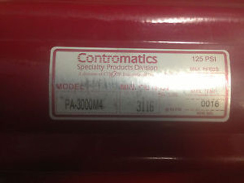 Controlmatics / Circor Actuator PA-3000M4 125PSI